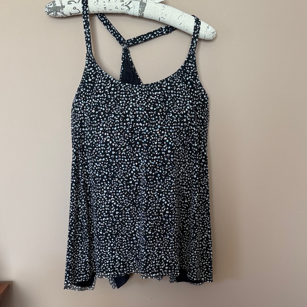 Coco Reef Black and White Swim Tankini